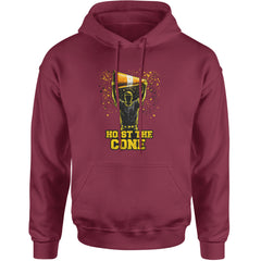 Hoist The Cone Pittsburgh Pride Adult Hoodie Sweatshirt Maroon