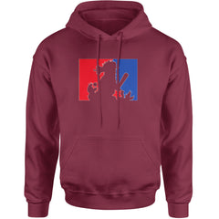 Philly Baseball Phan Adult Hoodie Sweatshirt Maroon
