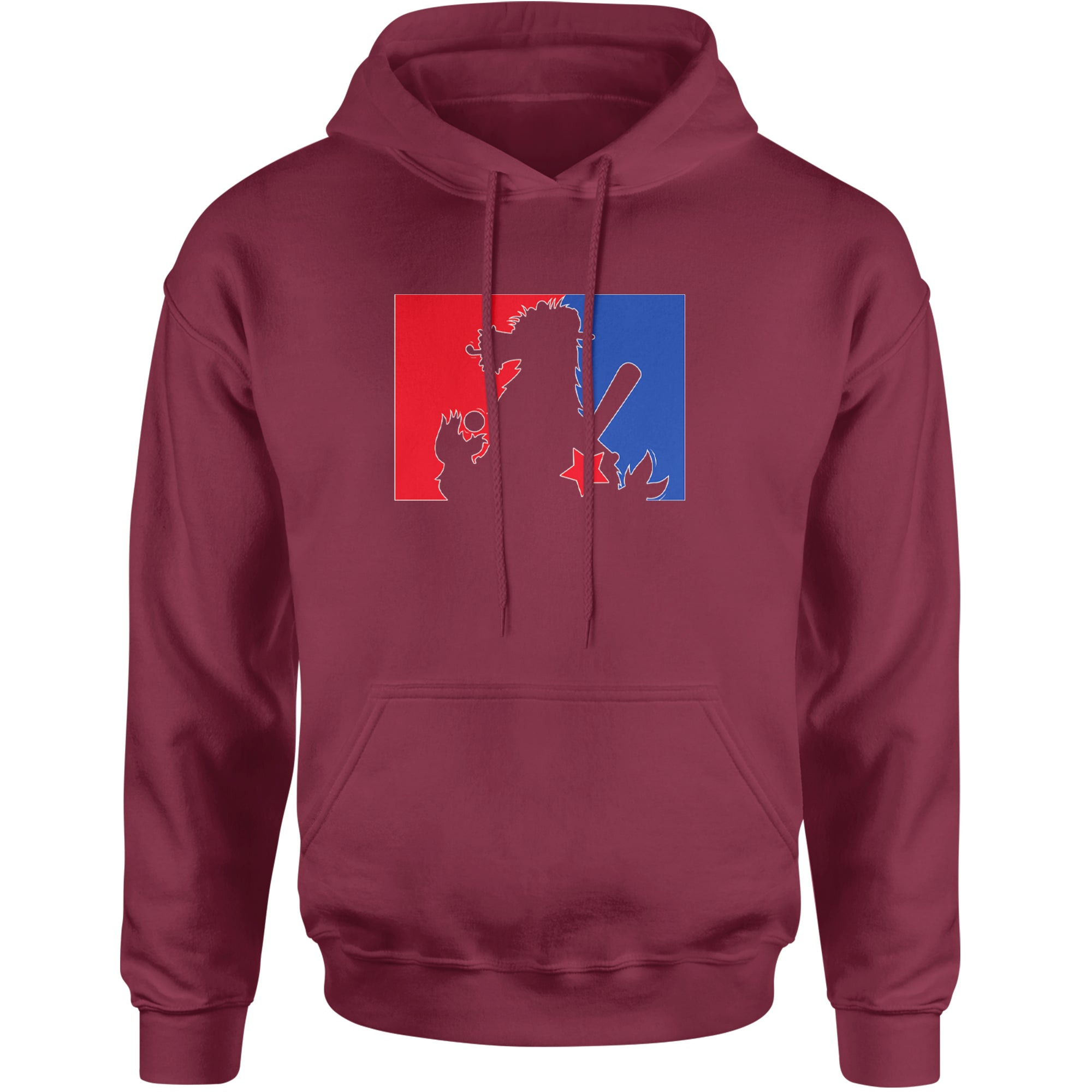 Philly Baseball Phan Adult Hoodie Sweatshirt Maroon