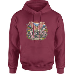 Forever Our Tennessee Butterfly Dolly Adult Hoodie Sweatshirt Maroon