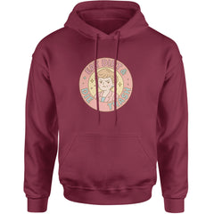 Eat Dirt And Die, Trash Golden Girls Adult Hoodie Sweatshirt Maroon