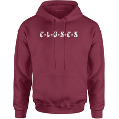 E-L-G-S-E-S Eagles Chant Adult Hoodie Sweatshirt Maroon
