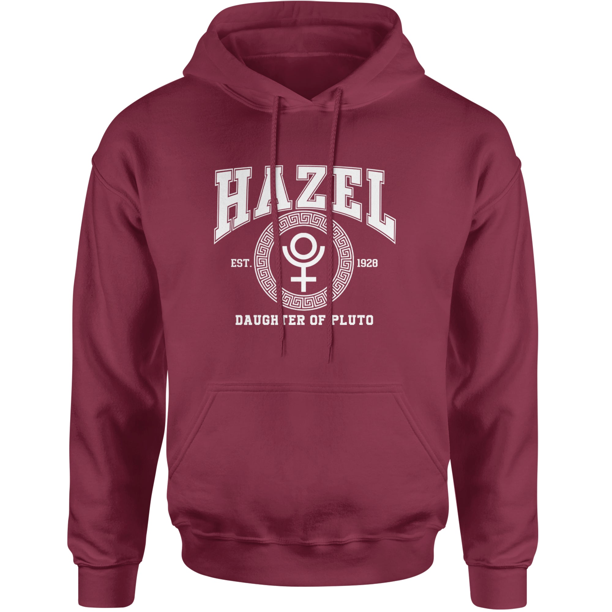 Hazel Daughter of Pluto Roman Gold Adult Hoodie Sweatshirt Maroon