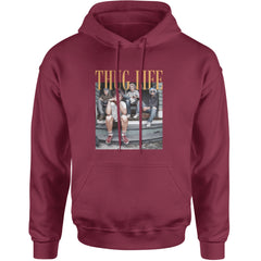 Golden Girls Thug Life Street Adult Hoodie Sweatshirt Maroon