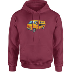 Bad Hombres Van West Chester Band Adult Hoodie Sweatshirt Maroon