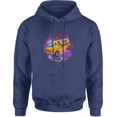 Bad Hombres Space West Chester Band Adult Hoodie Sweatshirt Navy Blue