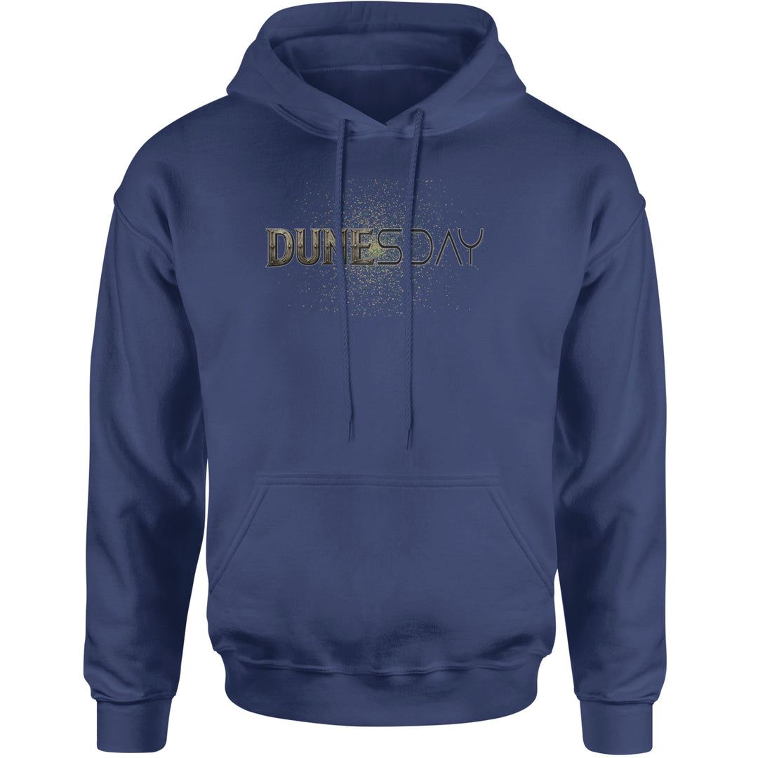 DunesDay Desert Apocolypse Adult Hoodie Sweatshirt Navy Blue