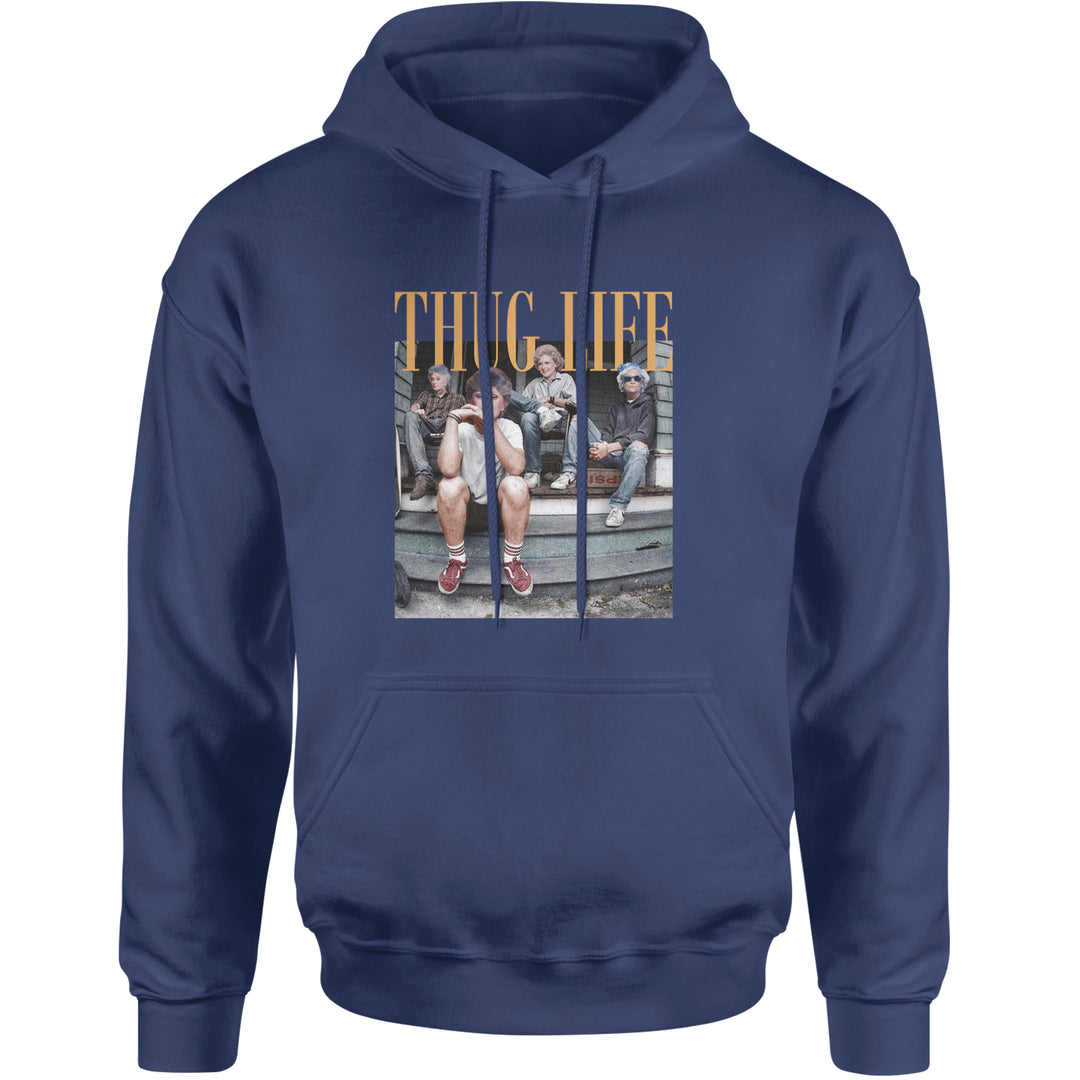 Golden Girls Thug Life Street Adult Hoodie Sweatshirt Navy Blue