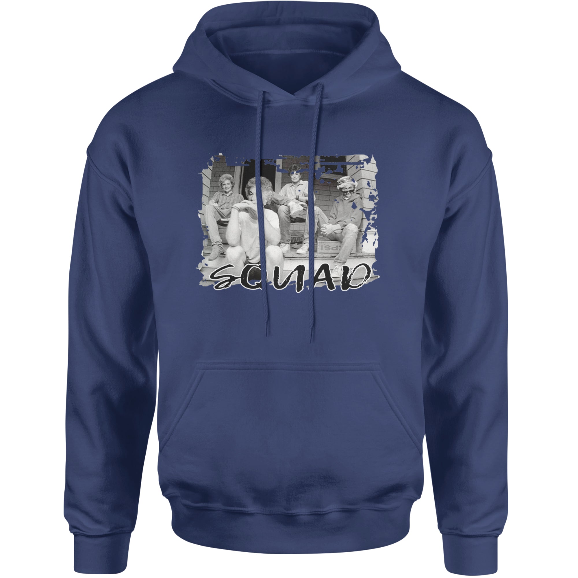 Squad Golden Girls Adult Hoodie Sweatshirt Navy Blue