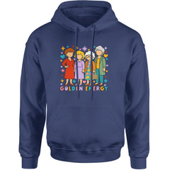 Golden Forever Golden Girls Adult Hoodie Sweatshirt Navy Blue