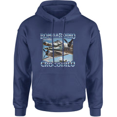 Bombardino Crocodilo Brainrot Adult Hoodie Sweatshirt Navy Blue