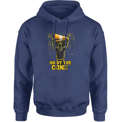 Hoist The Cone Pittsburgh Pride Adult Hoodie Sweatshirt Navy Blue