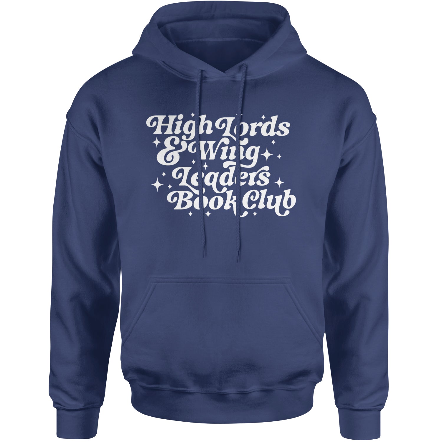 High Lords and Wingleaders Club Romantasy Adult Hoodie Sweatshirt Navy Blue