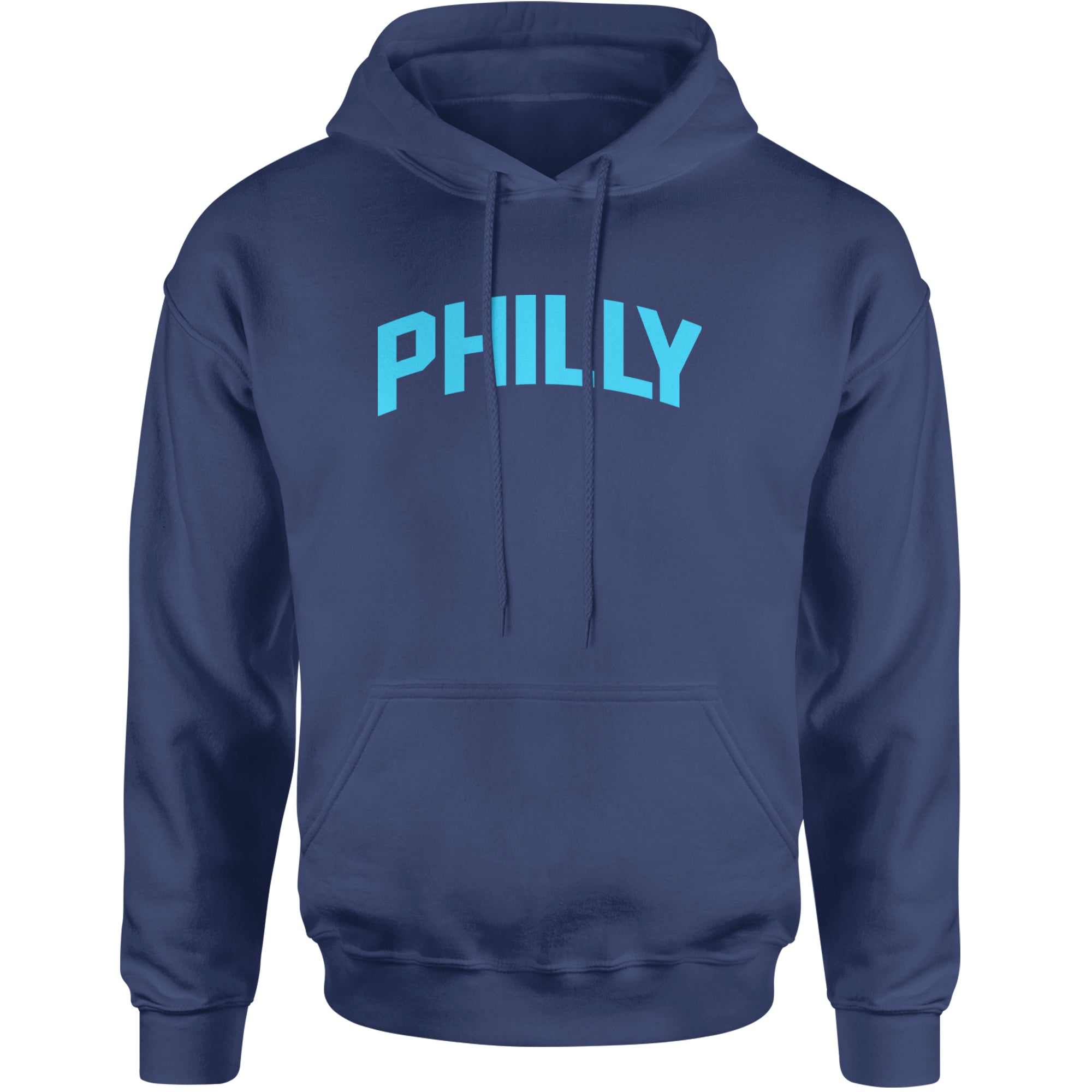 Philly Philadelphia Pride Adult Hoodie Sweatshirt Navy Blue
