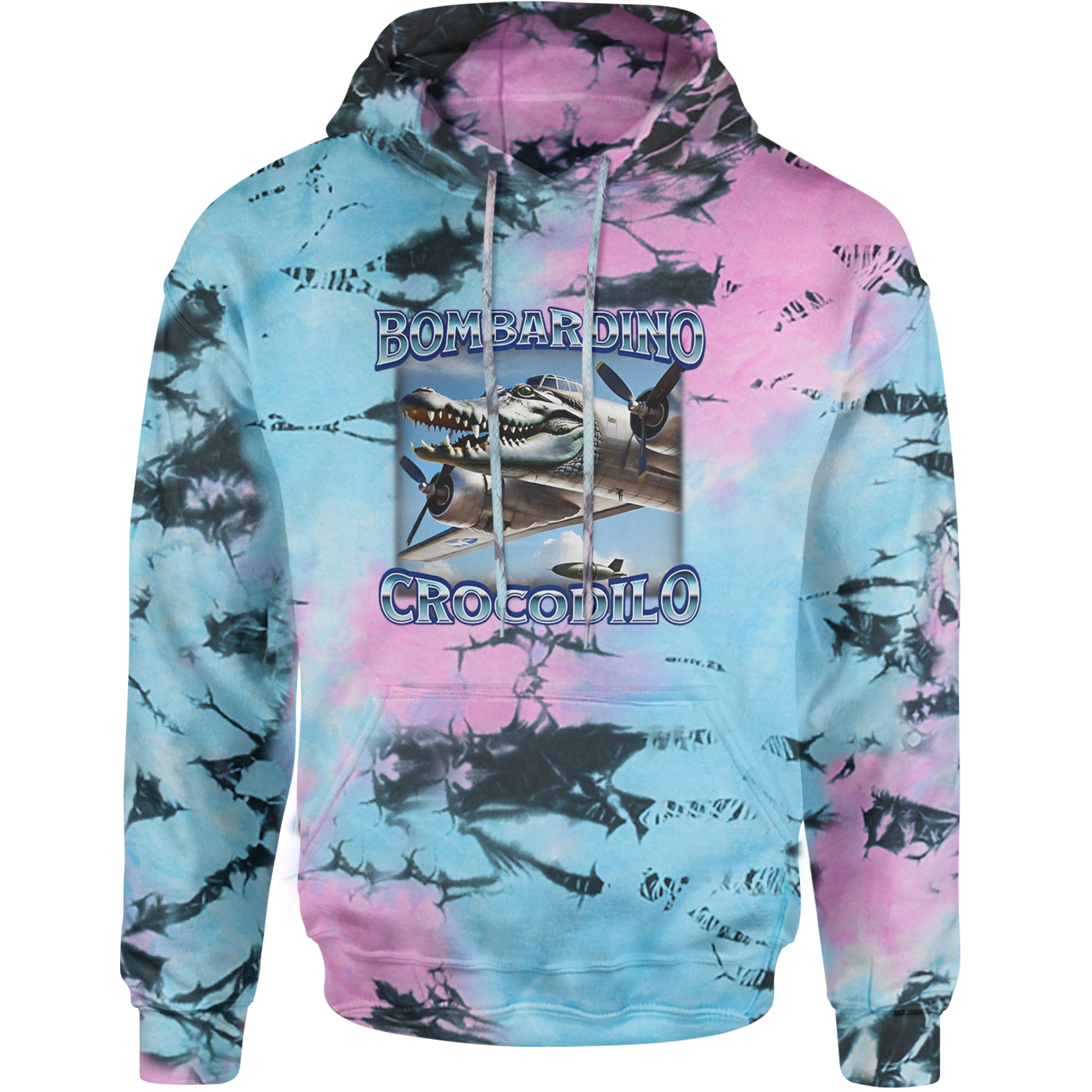 Bombardino Crocodilo Brainrot Adult Hoodie Sweatshirt Pacific