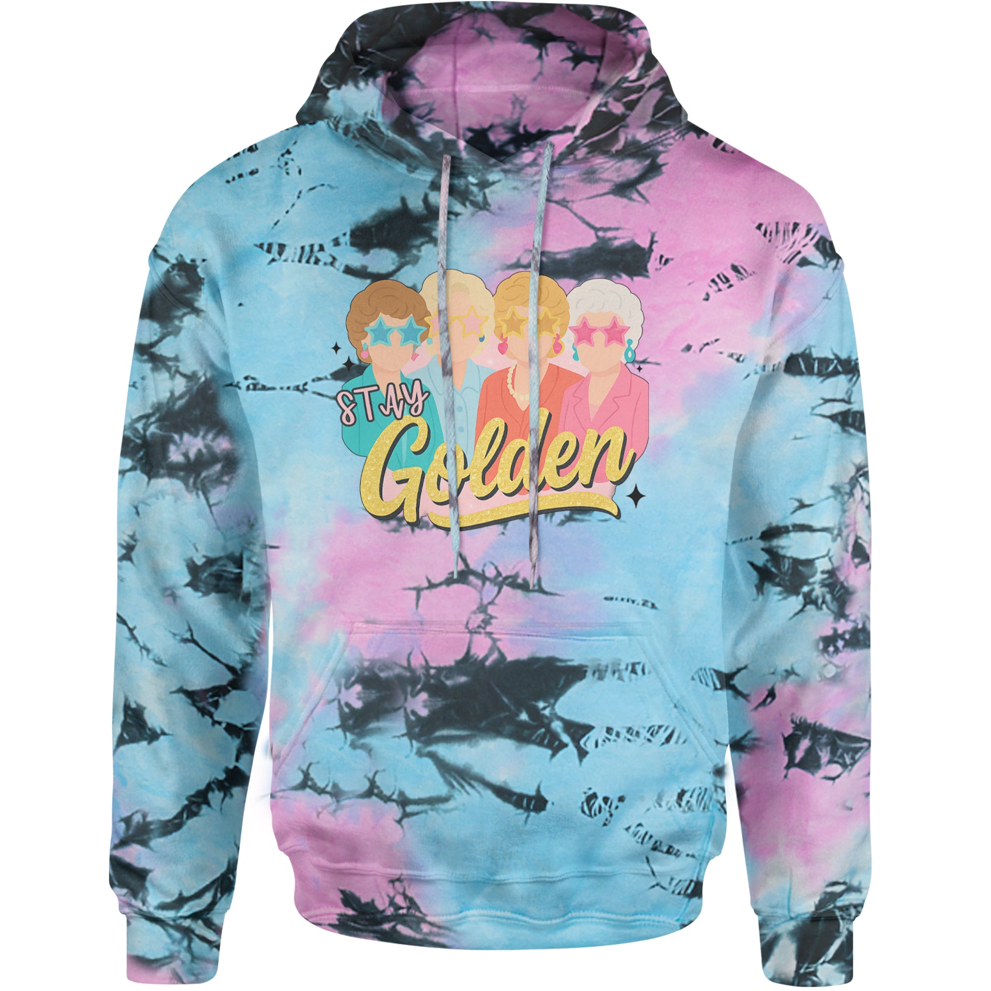 Stay Golden Girls Retro Adult Hoodie Sweatshirt Pacific
