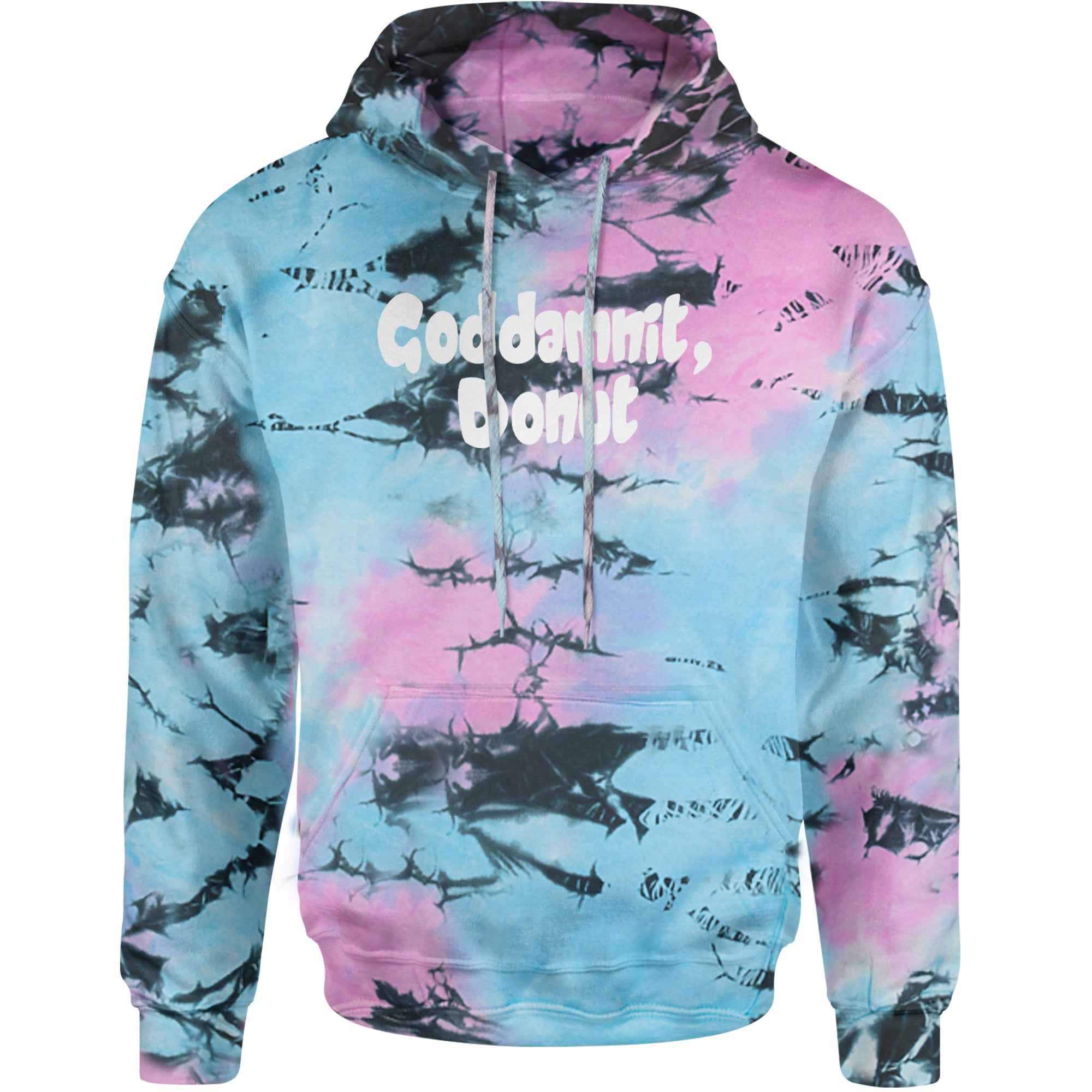Godd-mnit, Donut Carl Adult Hoodie Sweatshirt Pacific