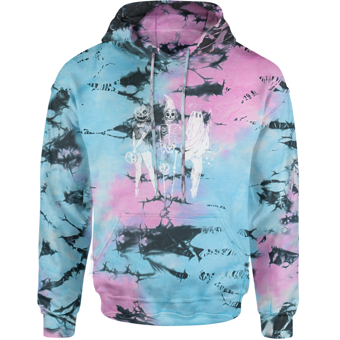 Vintage Spooky Squad Pinup Halloween Design Adult Hoodie Sweatshirt Pacific