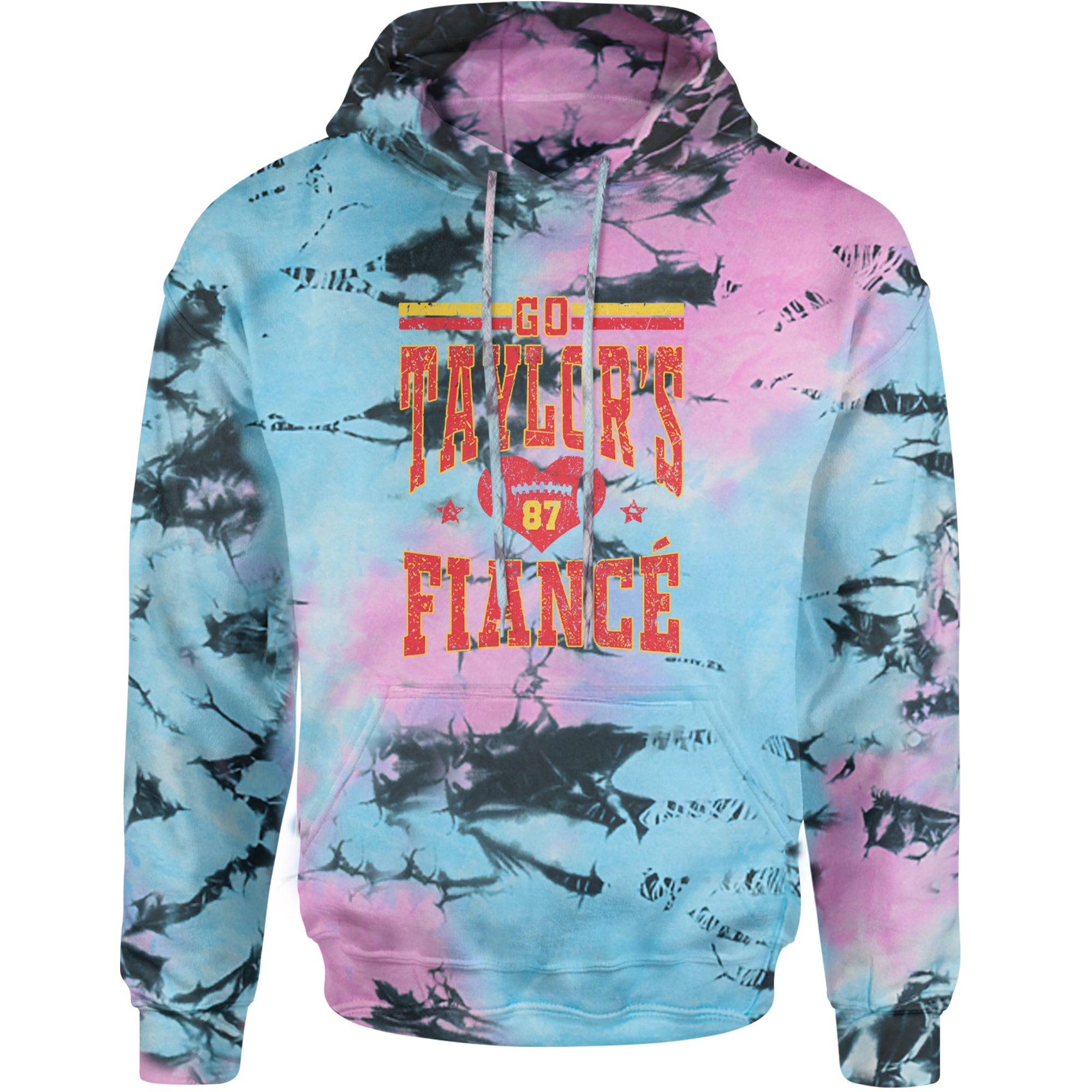 Go Taylor's Fiancé Engagement Game Day Adult Hoodie Sweatshirt Pacific
