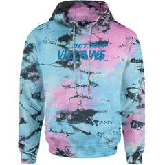 Detroit Villains Grit Football Adult Hoodie Sweatshirt Pacific
