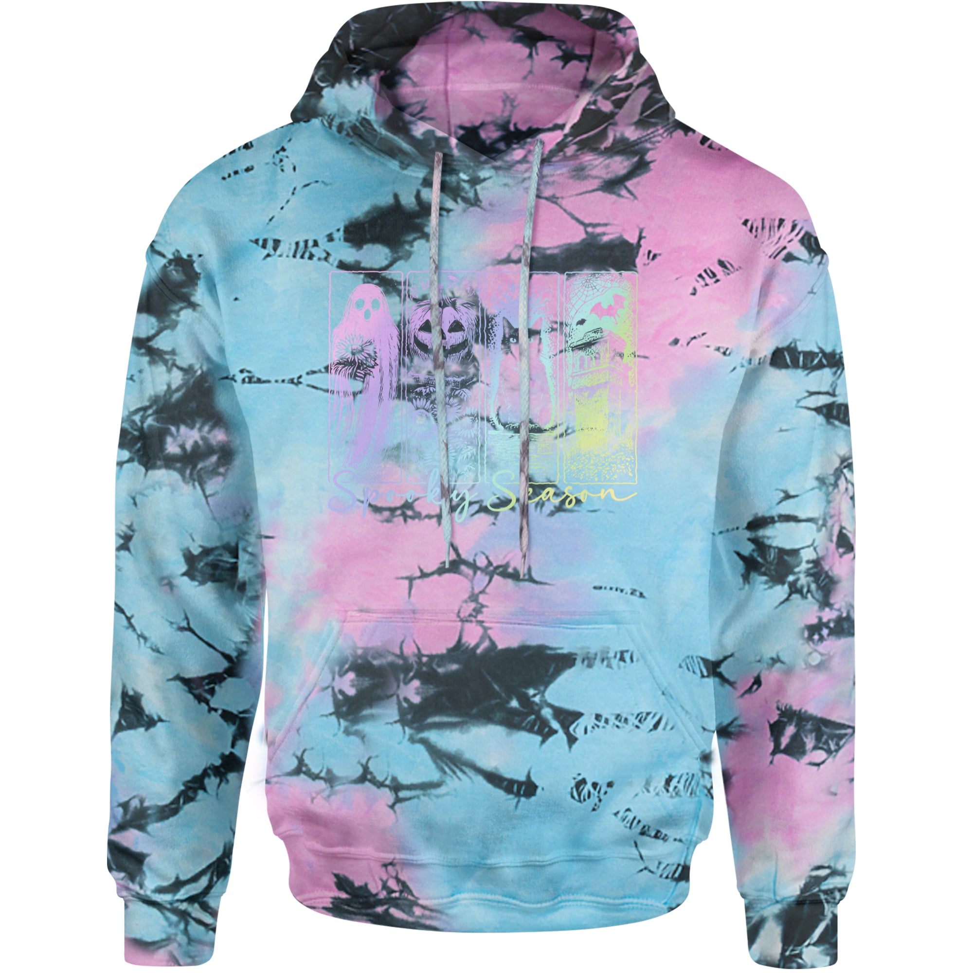 Spooky Season Cute Pastel Halloween Design Adult Hoodie Sweatshirt Pacific