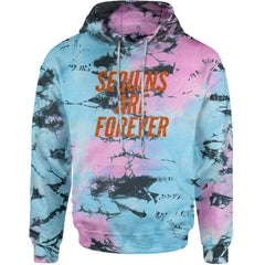 Sequins Are Forever Retro Glam Adult Hoodie Sweatshirt Pacific