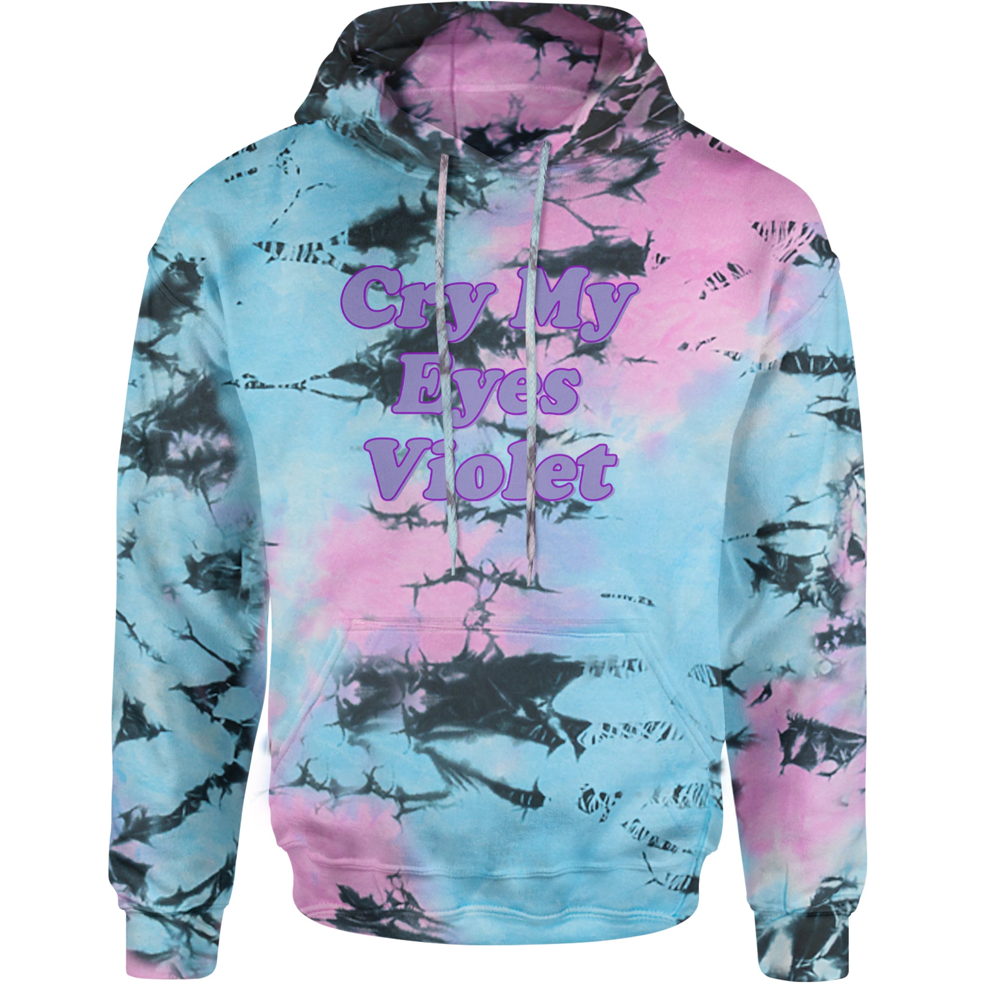 Cry My Eyes Violet Drama Queen Adult Hoodie Sweatshirt Pacific