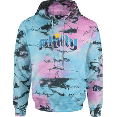 Skyline Philly Philadelphia Adult Hoodie Sweatshirt Pacific