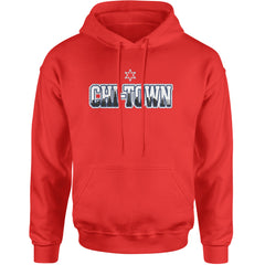 Chicago Chi-Town City Pride Adult Hoodie Sweatshirt Red