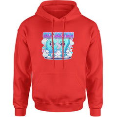 67 Six Seven Meme Kawaii Cloud Adult Hoodie Sweatshirt Red