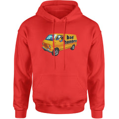 Bad Hombres Van West Chester Band Adult Hoodie Sweatshirt Red
