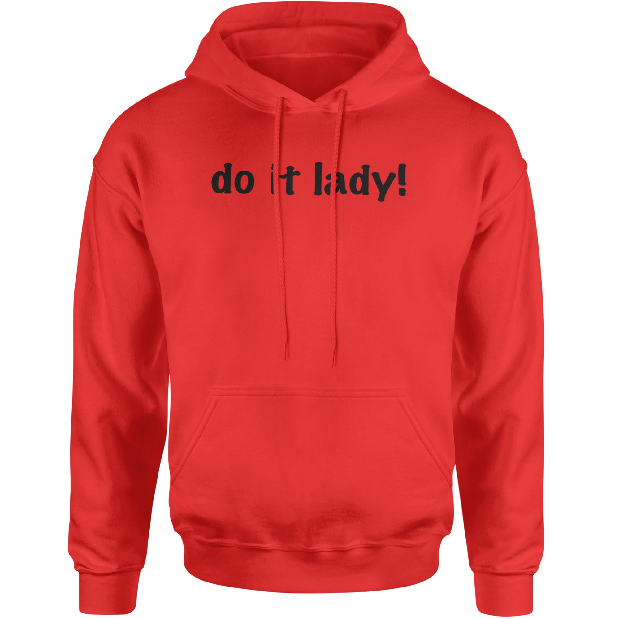 Do It Lady Viral Meme Adult Hoodie Sweatshirt Red
