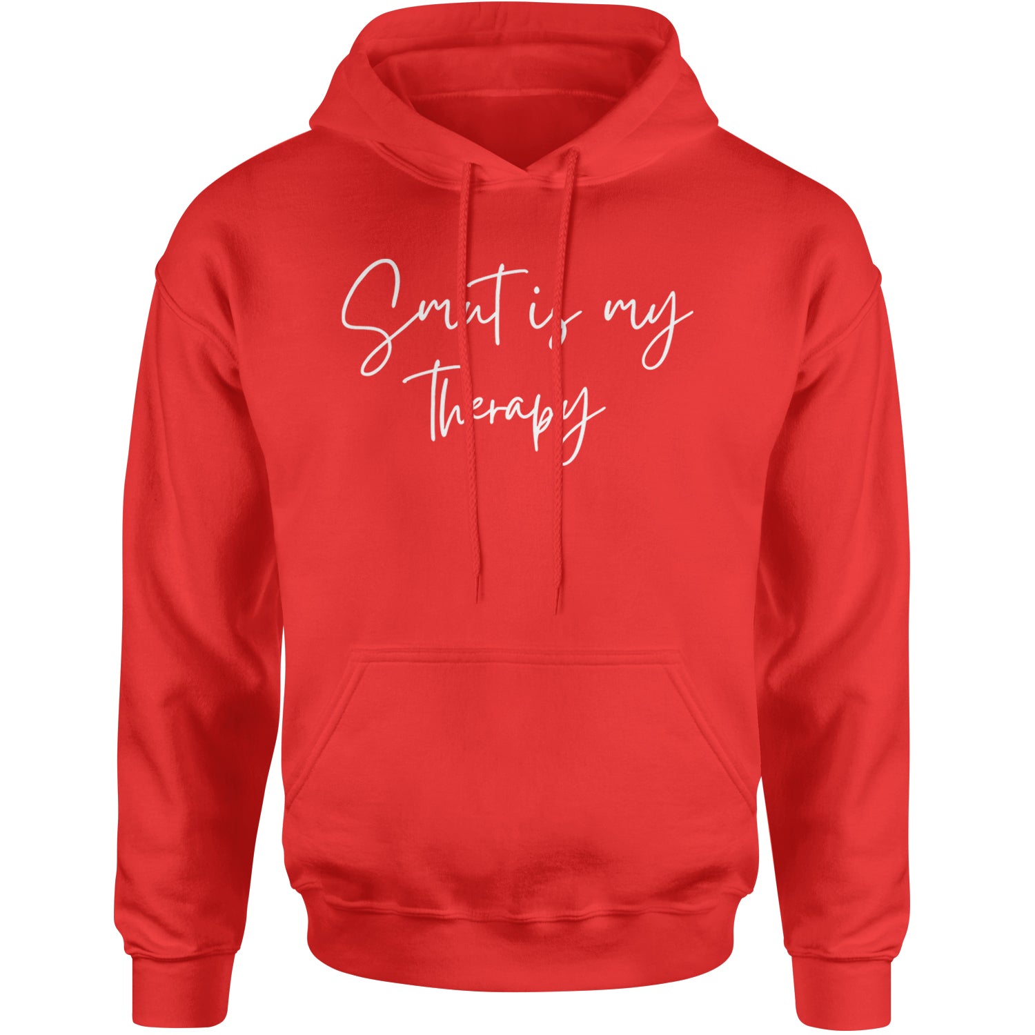 Smut Is My Therapy Romantasy Adult Hoodie Sweatshirt Red