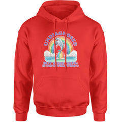 Undiagnosed But Something Is Definitely Wrong Adult Hoodie Sweatshirt Red