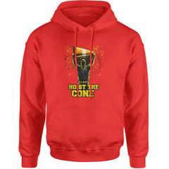 Hoist The Cone Pittsburgh Pride Adult Hoodie Sweatshirt Red