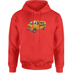 Bad Hombres Van West Chester Band Adult Hoodie Sweatshirt Red