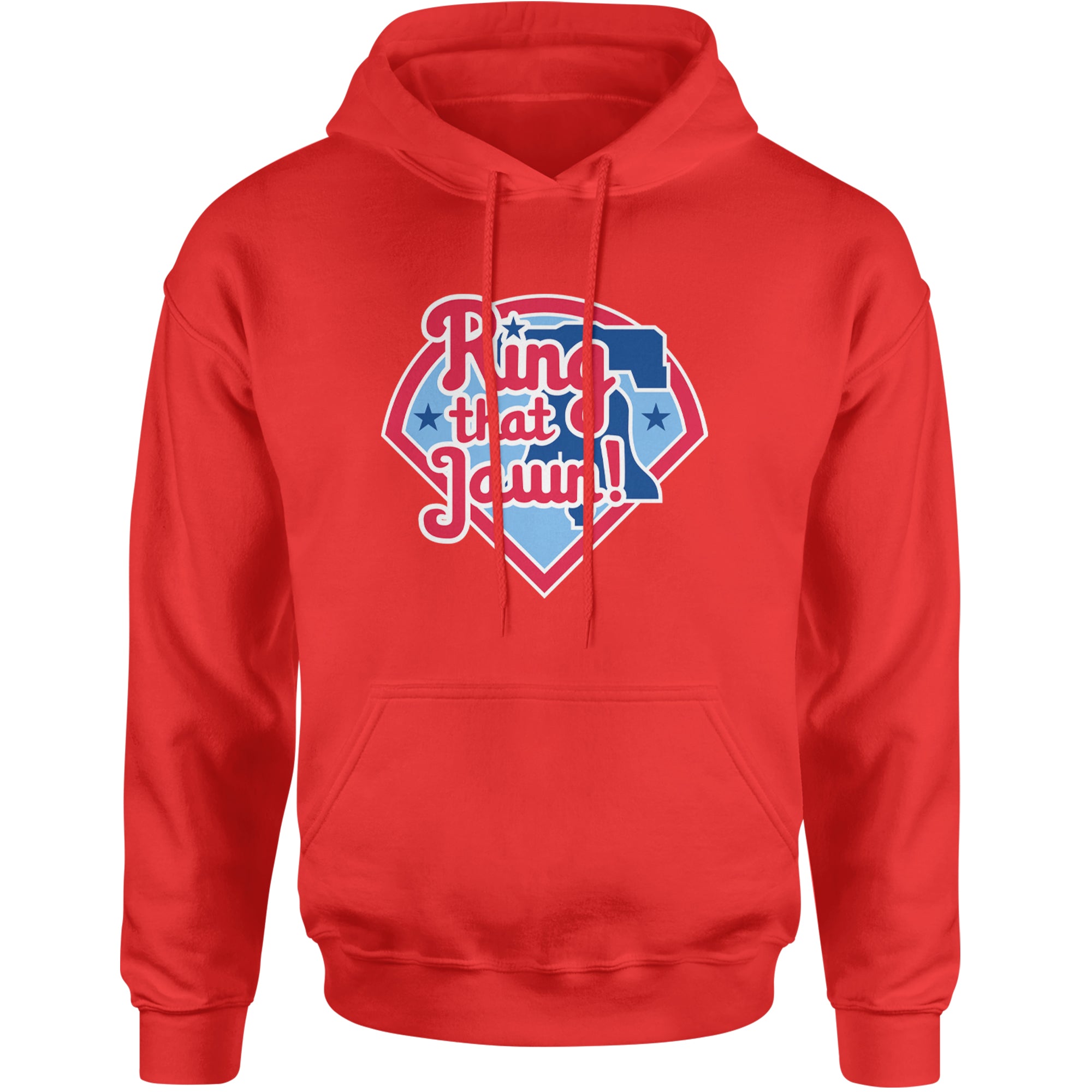 Ring That Jawn Philly Baseball Adult Hoodie Sweatshirt Red