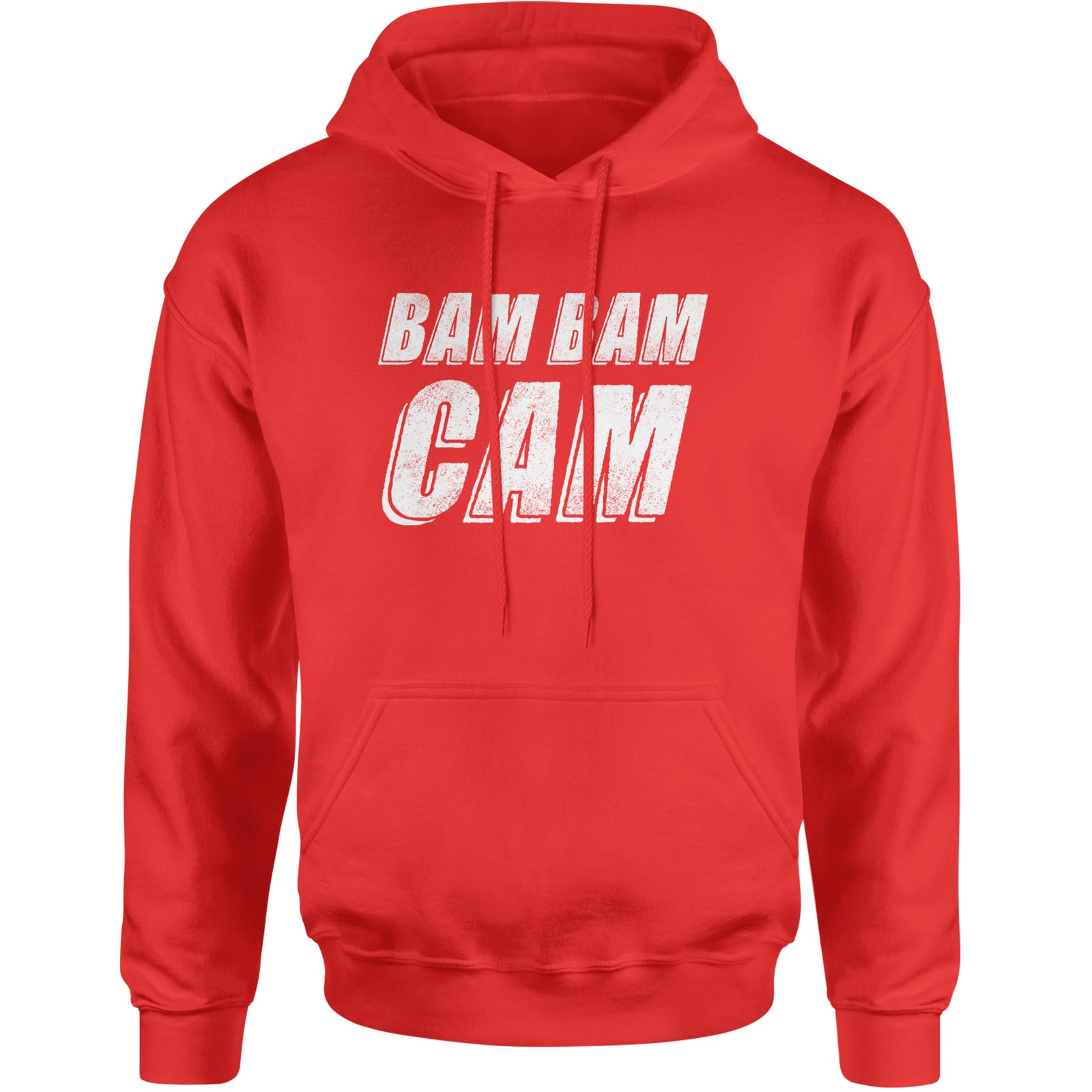 Bam Bam Cam Adult Hoodie Sweatshirt Red