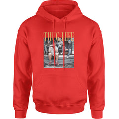 Golden Girls Thug Life Street Adult Hoodie Sweatshirt Red