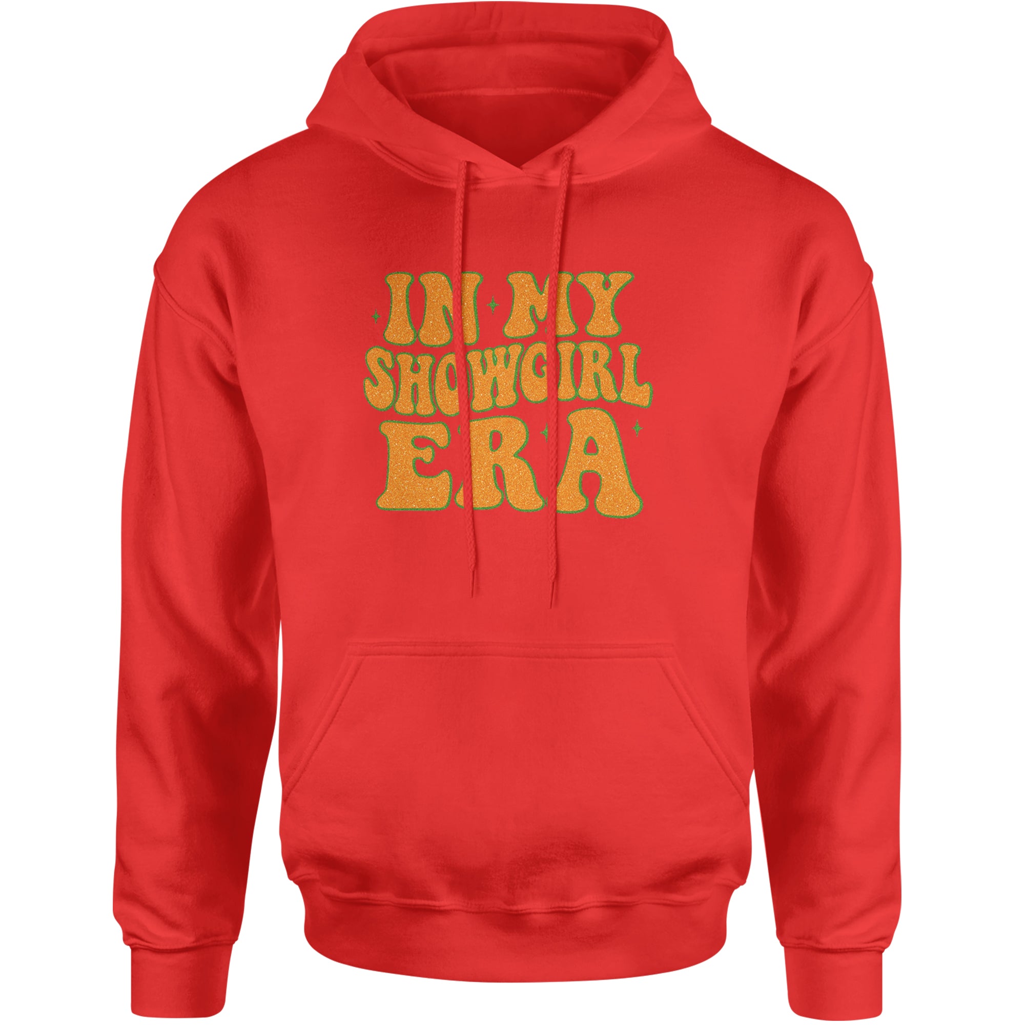 In My Showgirl Era Retro Adult Hoodie Sweatshirt Red