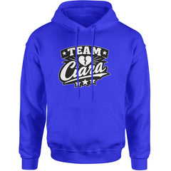 Team Ciara Scamanda Broken Heart Adult Hoodie Sweatshirt Royal Blue