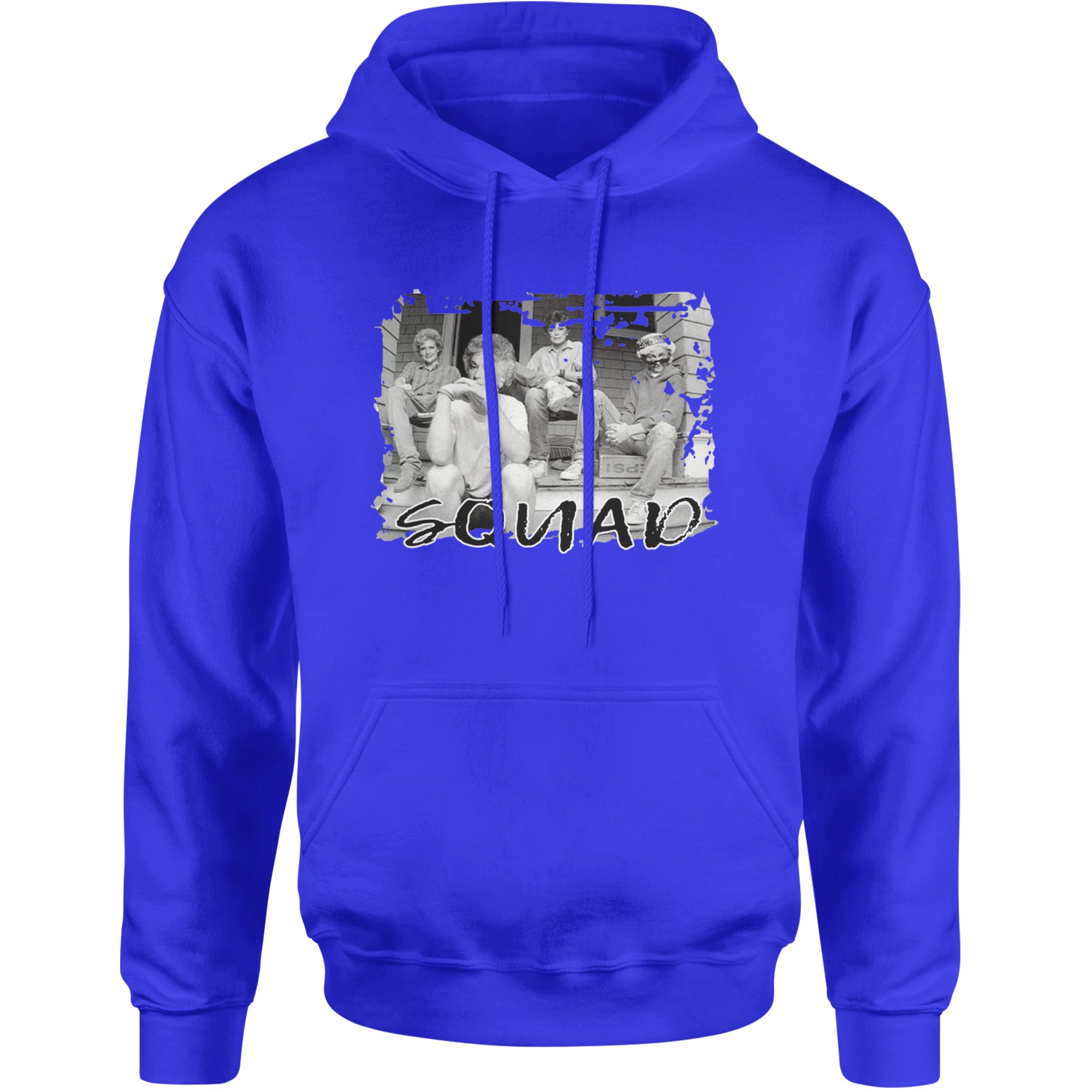 Squad Golden Girls Adult Hoodie Sweatshirt Royal Blue