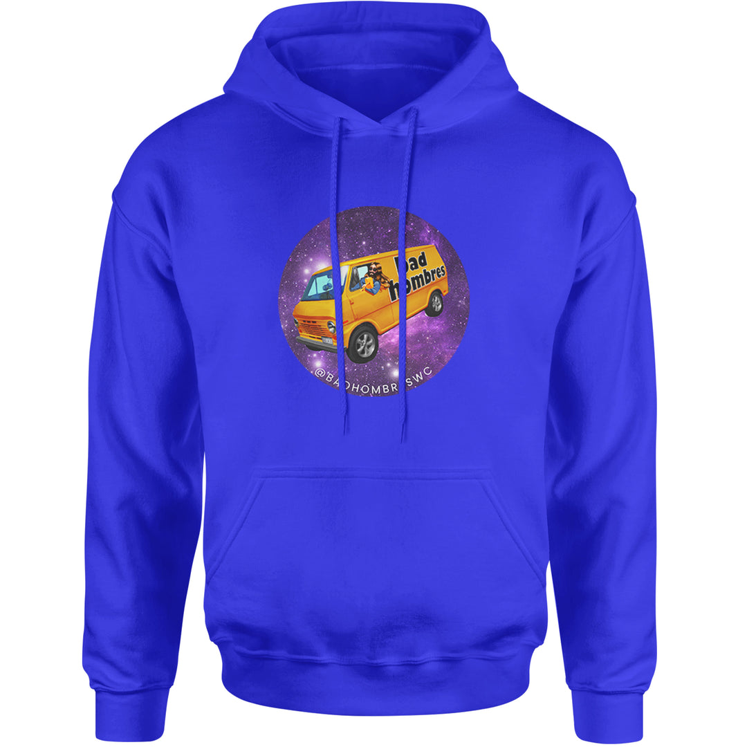 Bad Hombres Space West Chester Band Adult Hoodie Sweatshirt Royal Blue