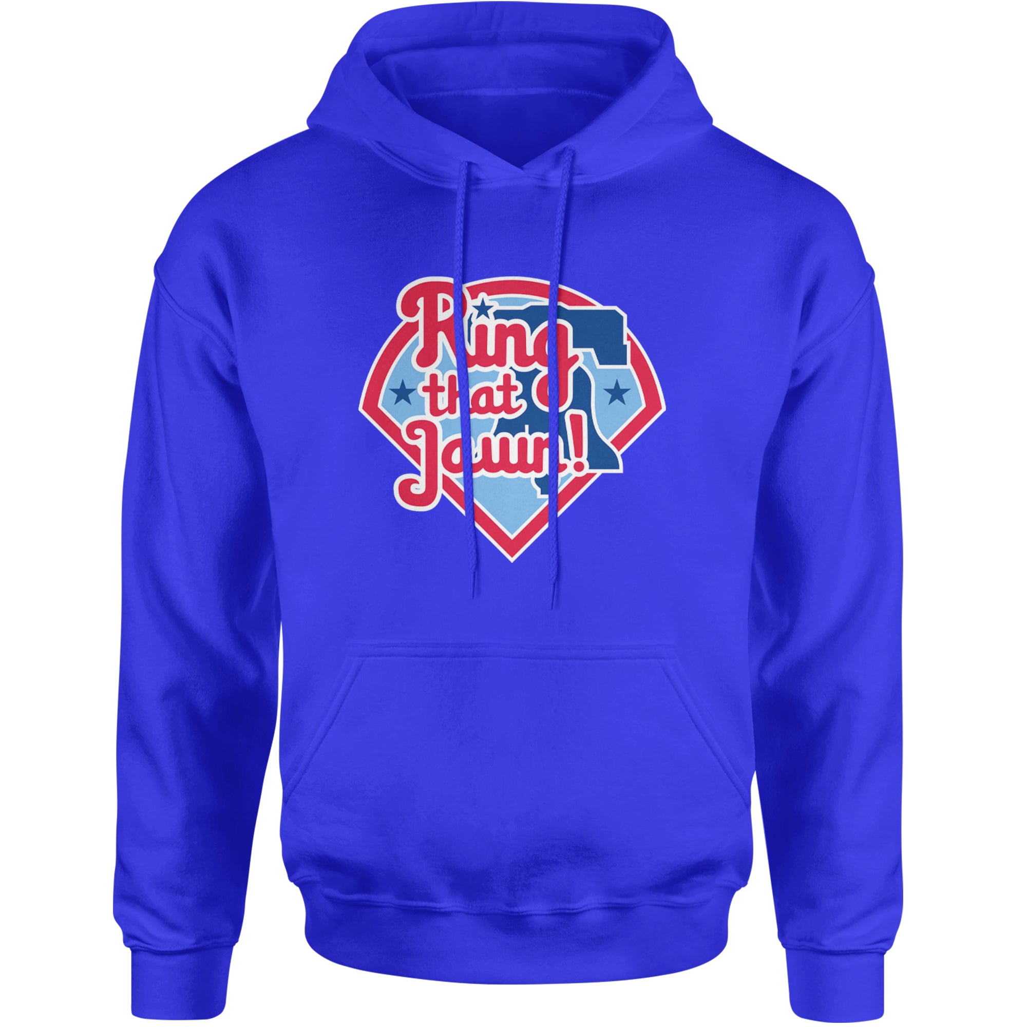 Ring That Jawn Philly Baseball Adult Hoodie Sweatshirt Royal Blue