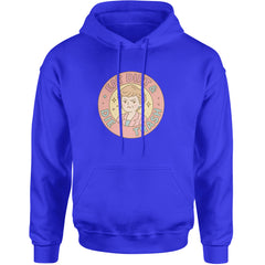 Eat Dirt And Die, Trash Golden Girls Adult Hoodie Sweatshirt Royal Blue