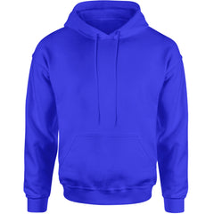 Basics - Pure &amp; Simple Blank Apparel Adult Hoodie Sweatshirt Royal Blue