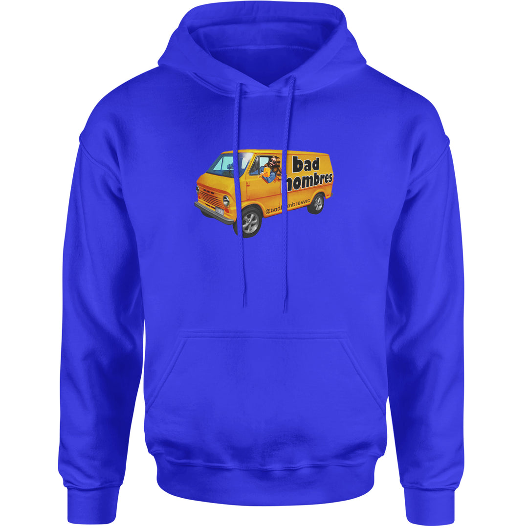 Bad Hombres Van West Chester Band Adult Hoodie Sweatshirt Royal Blue