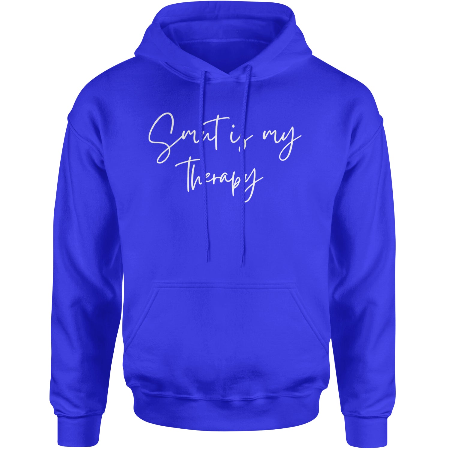 Smut Is My Therapy Romantasy Adult Hoodie Sweatshirt Royal Blue