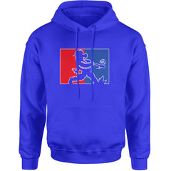 Batter Up Philly Baseball Phan Adult Hoodie Sweatshirt Royal Blue