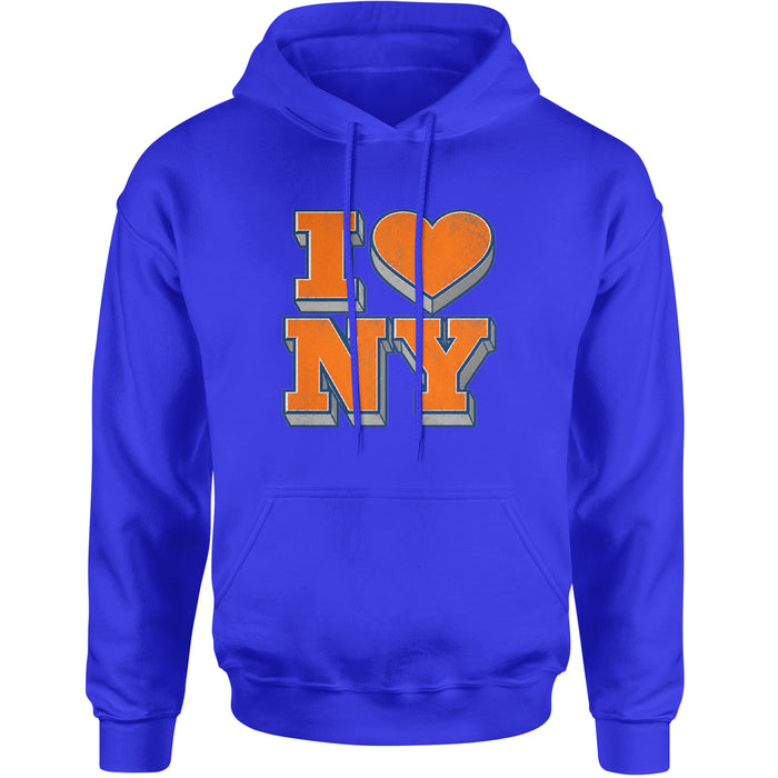 New York City Pride Heart Adult Hoodie Sweatshirt
